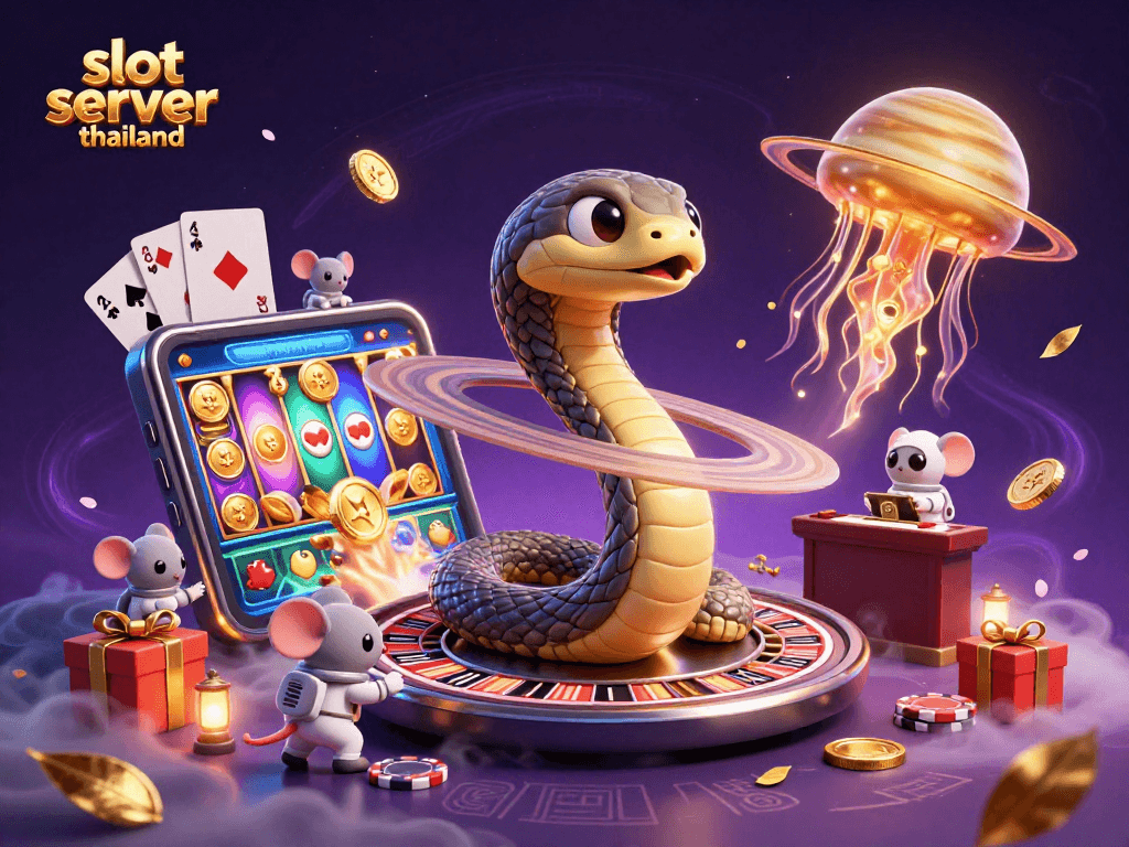 Playing slots on the slot server thailand with vibrant 3D visuals and exciting game elements.