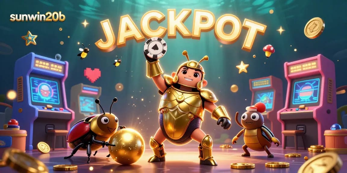 Experience thrilling jackpots and gaming action with sunwin20b in a vibrant casino scene.