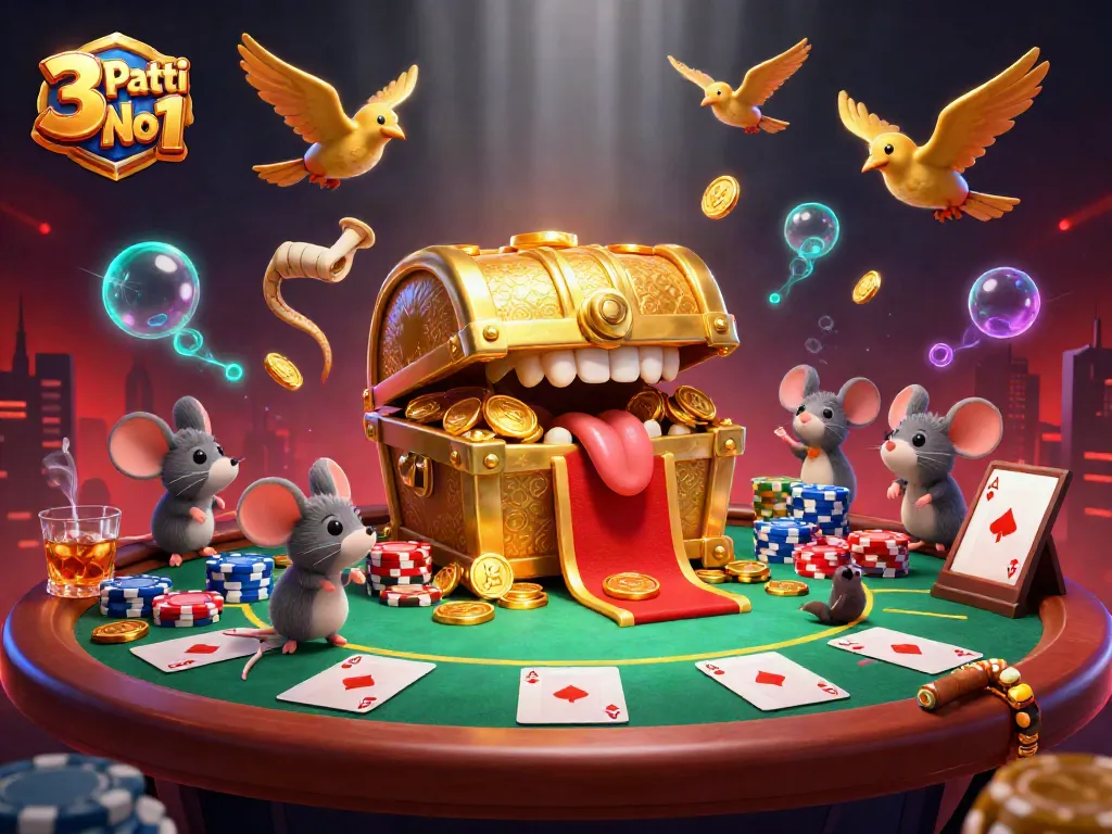 Experience 3 Patti No1 treasure chest luring players with golden opportunities!