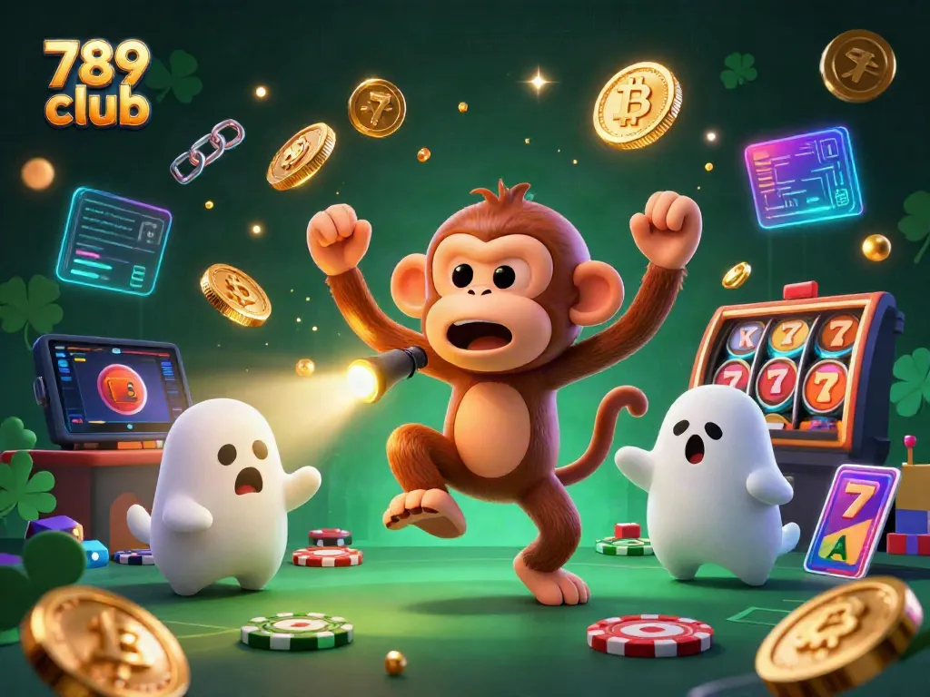Experience thrilling gameplay at 789 club with a dynamic casino scene featuring magical elements.