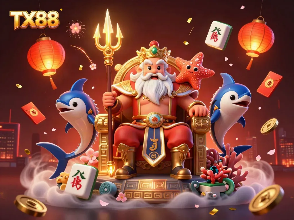 Experience thrilling gameplay at TX88 with vibrant characters and rich casino elements.