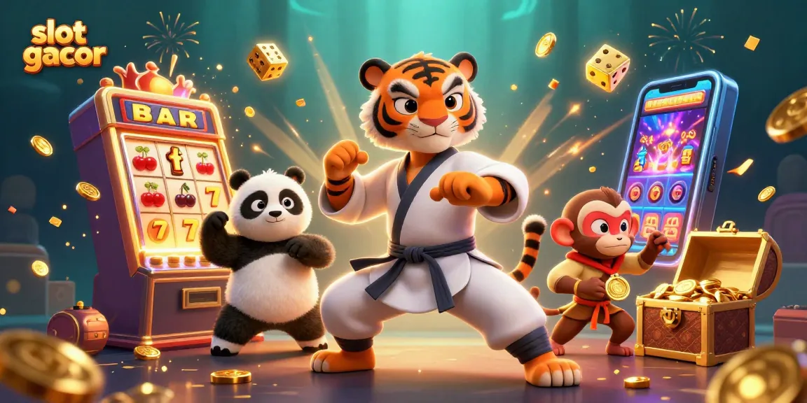 Engage with the exciting world of slot gacor featuring whimsical characters and dynamic casino elements.