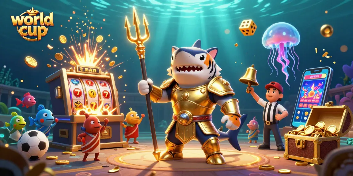 Betting on the world cup with a thrilling illustration showcasing casino elements and sports excitement