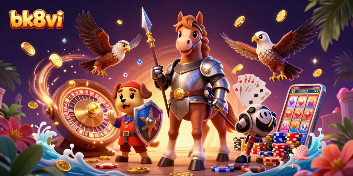 Participate in exciting games at bk8vi, where dazzling coins and jackpot prizes await!