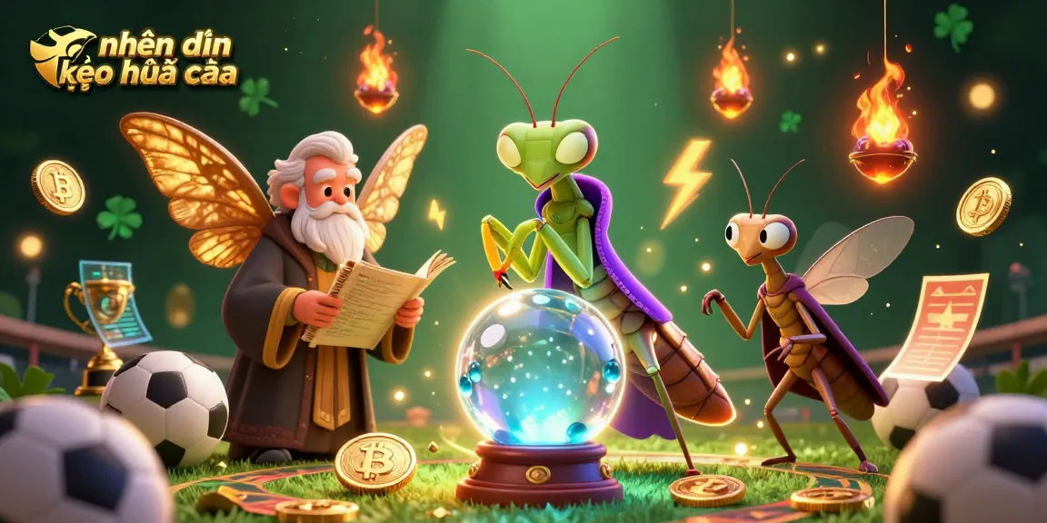 Experience the precision of nhận định kèo nhà cái through thematic 3D characters in a vibrant sports betting scene.