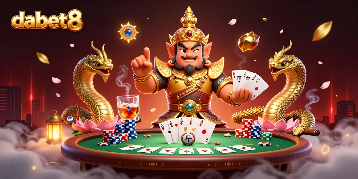 Dabet8 players strategizing their winning poker hand at an exciting online casino.