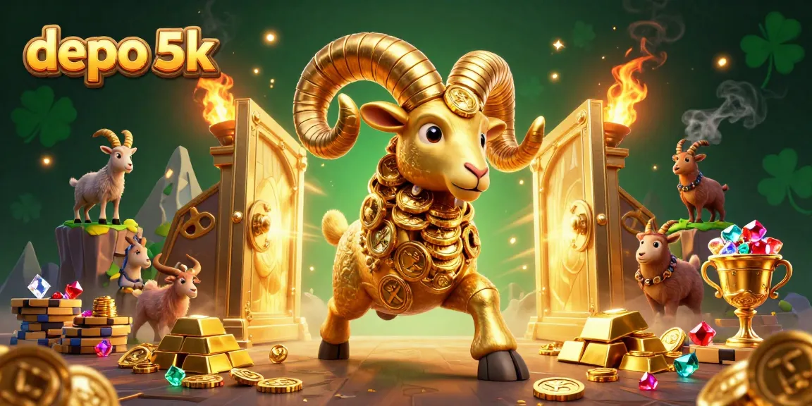 Engage with exciting depo 5k slots and spins in a dynamic casino adventure scene.