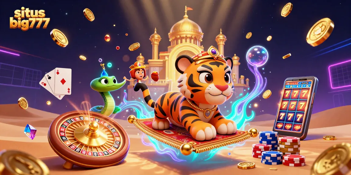 Experience thrilling wins at situs big777 with a vibrant 3D casino adventure!