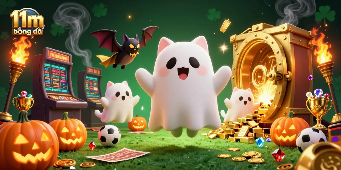 Engage in thrilling 11m bóng đá sports betting excitement in a haunted casino adventure.