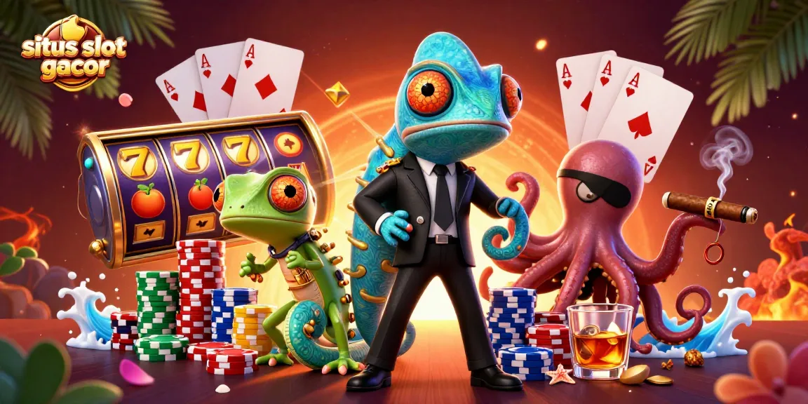 Experience exciting gameplay at situs slot gacor with dynamic slot reels and vibrant characters.