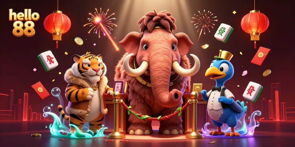 Experience thrilling gaming adventures at hello 88 with lively characters and dynamic casino elements.
