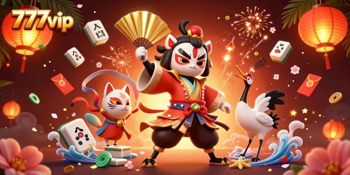 Experience thrilling wins with 777vip’s vibrant online casino atmosphere, showcasing elaborate characters and dynamic game elements.