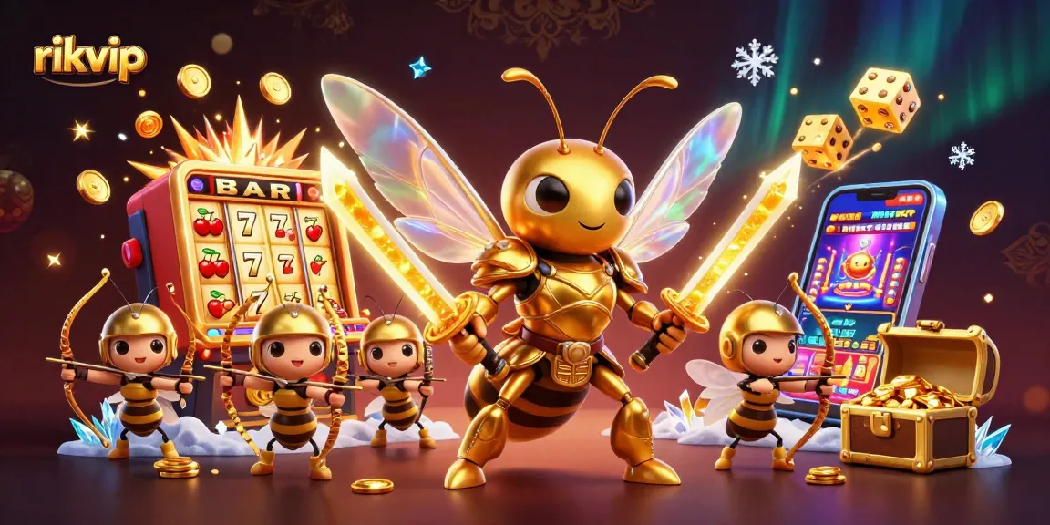 Engage with rikvip's thrilling gaming world featuring a vibrant jackpot scene and immersive characters.