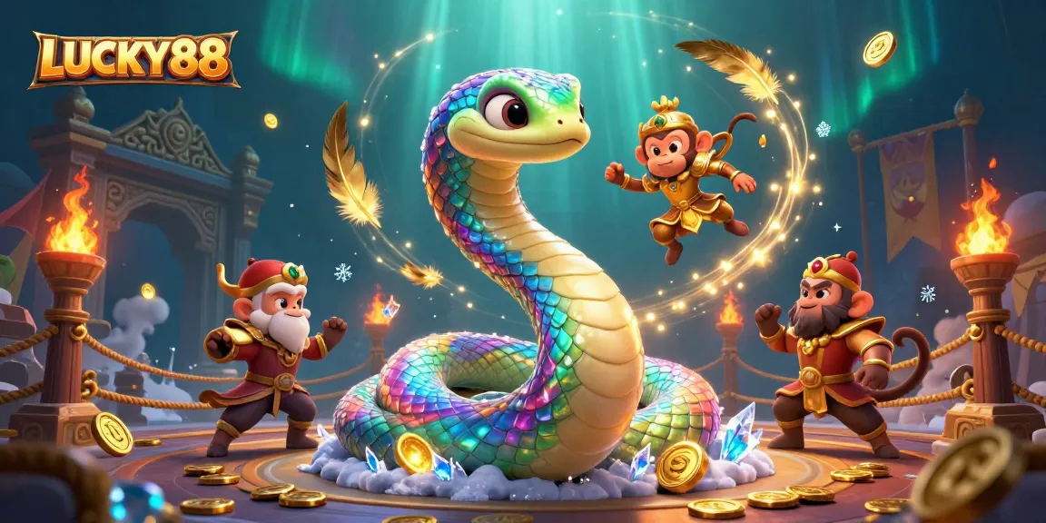 Engage with the LUCKY88 slot game adventure featuring colorful characters and rich casino themes.