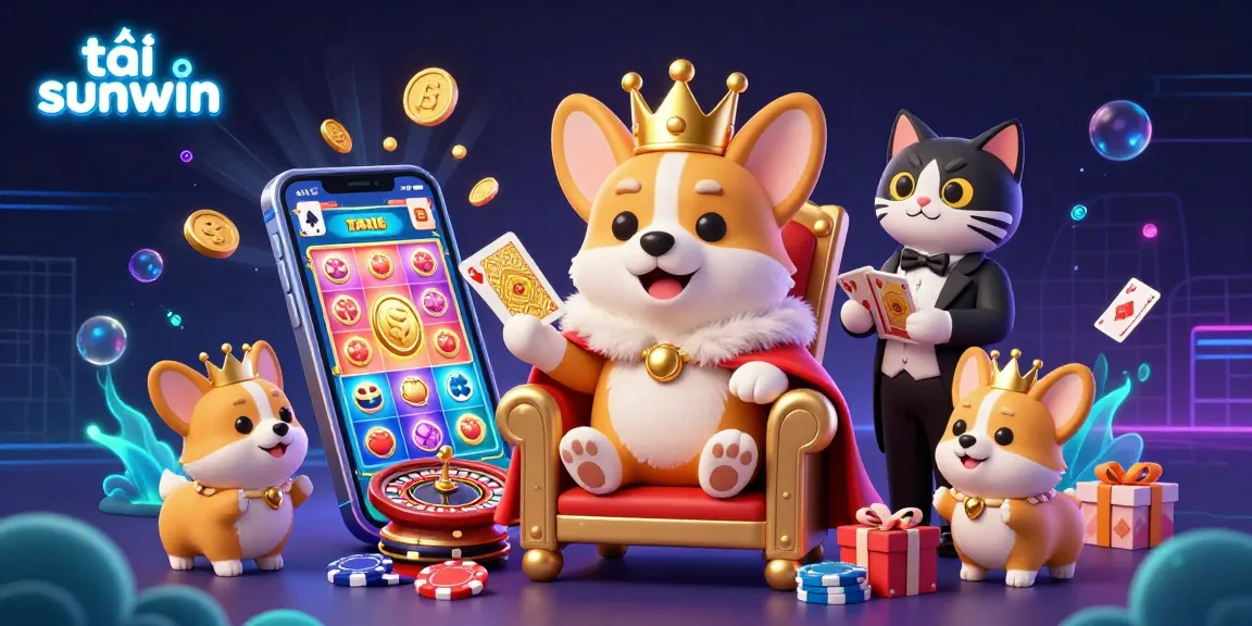 Engage in thrilling gameplay with tải sunwin featuring vibrant slots and animated casino characters.