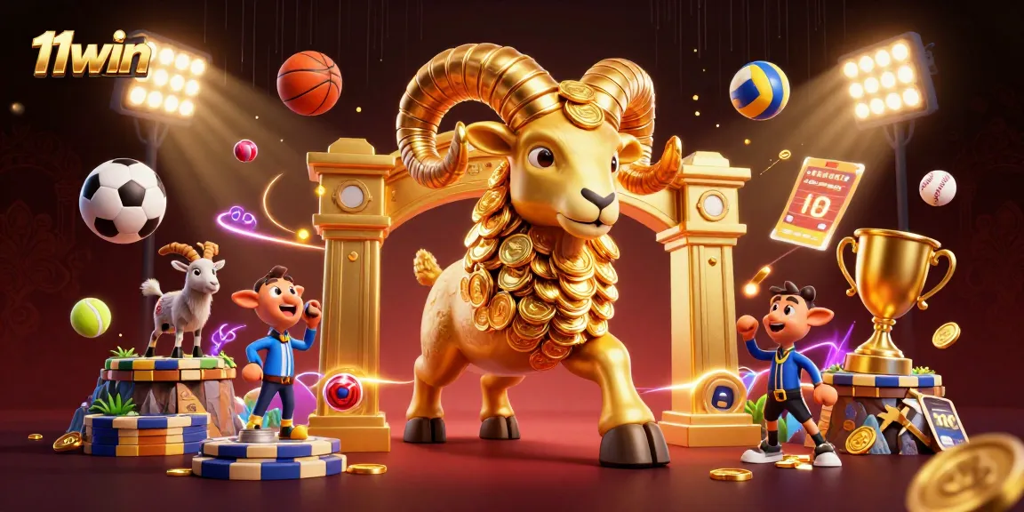Experience excitement at 11WIN with sports-themed betting action, featuring dynamic animations and vibrant graphics.