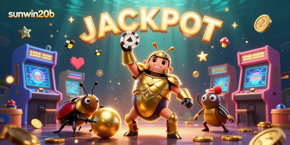 Experience thrilling jackpots and gaming action with sunwin20b in a vibrant casino scene.