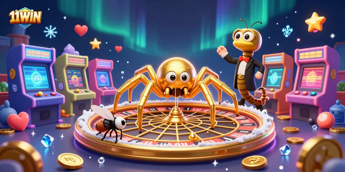 Experience thrilling spins and bets with 11WIN's captivating casino scene.