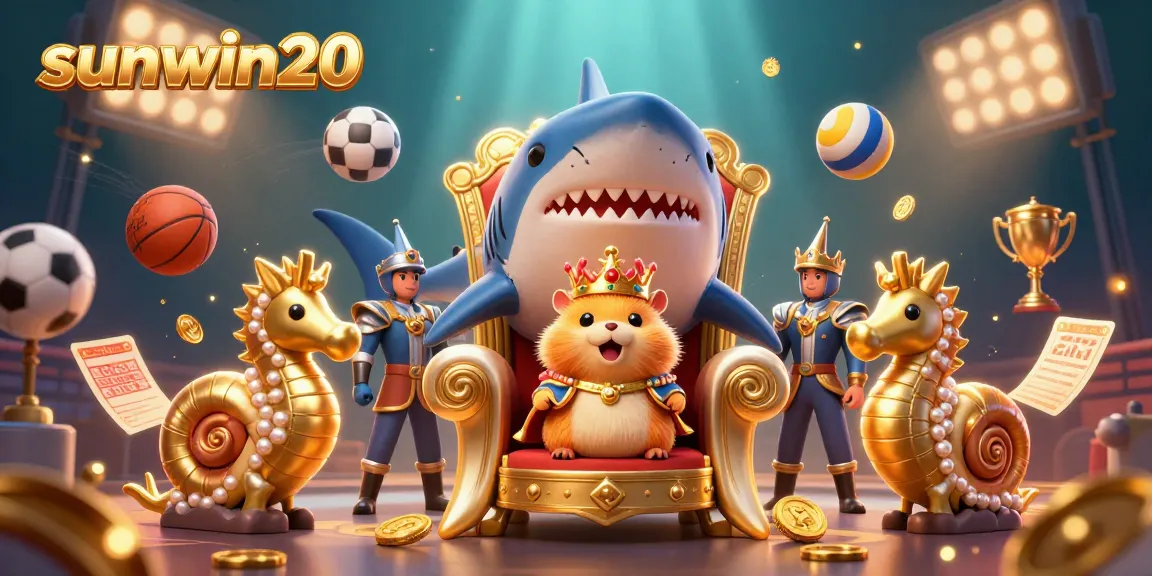 Experience the thrill of sunwin20 with exciting gameplay and vibrant elements in a dynamic casino illustration.