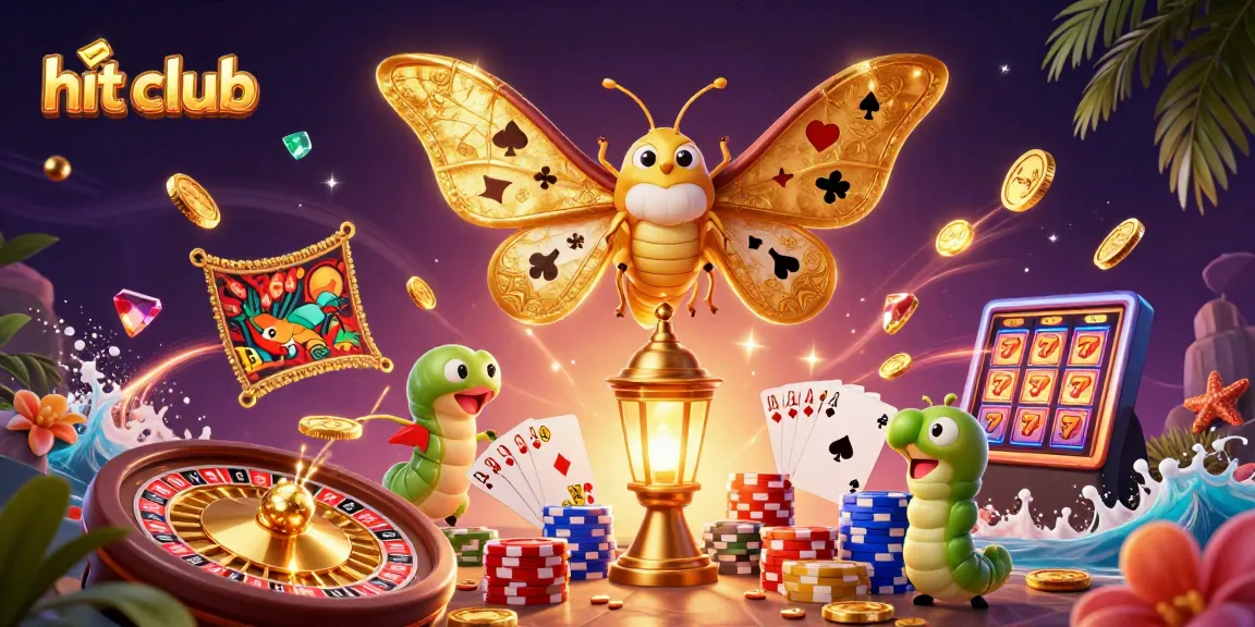 Experience the excitement of hit club with vibrant casino elements and engaging characters.