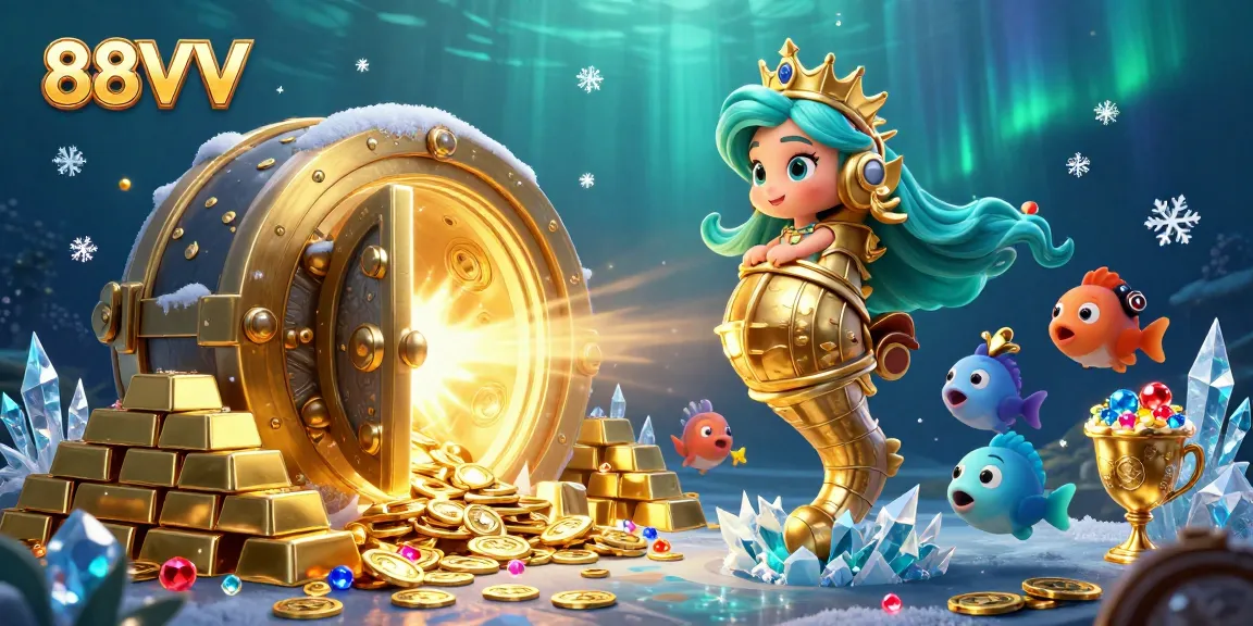 Experience thrilling gameplay at 88VV with a vibrant underwater casino dreamscape.
